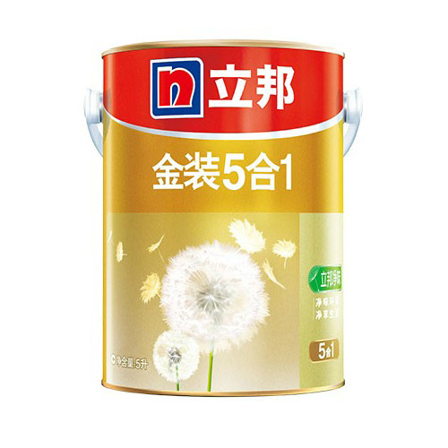 立邦乳胶漆金装5合一 5l