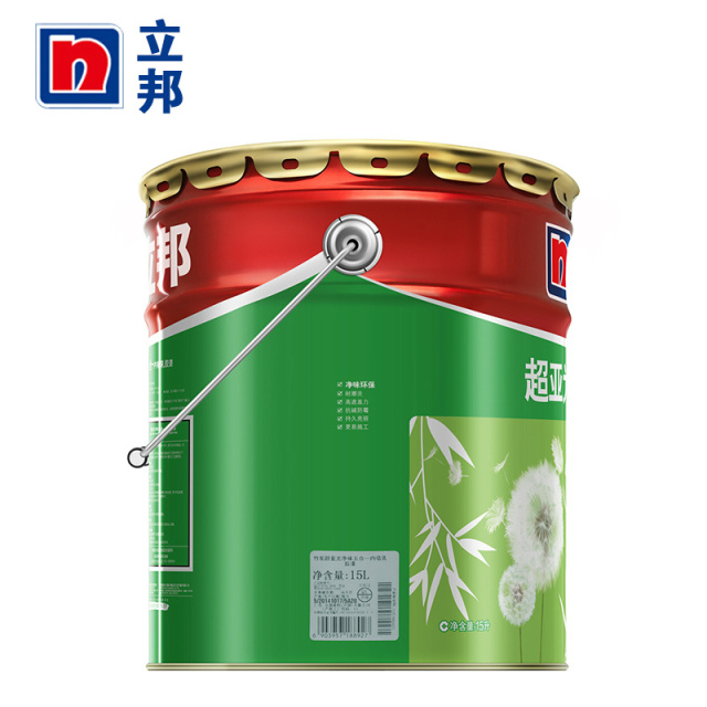 立邦墙面漆竹炭超亚光15l