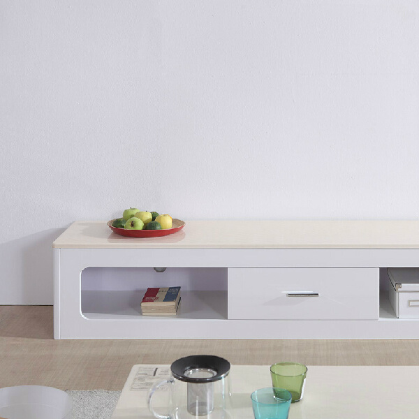 掌上明珠 白色大理石电视柜tg01019-c